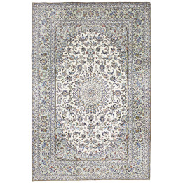 Tappeto Originale Kashan Persia 196x297 Avorio