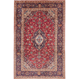 Hand Made Rug Ardakan Persia 200x304 Red Dark B