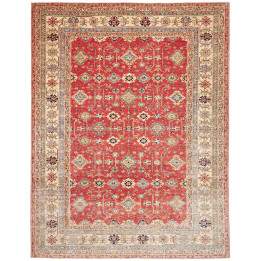 Hand Made Rug Kazak Fine Pakistan 278x354 Red I