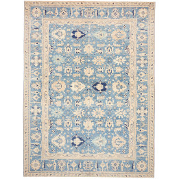 Hand Made Rug Kazak Fine Pakistan 267x367 Blue