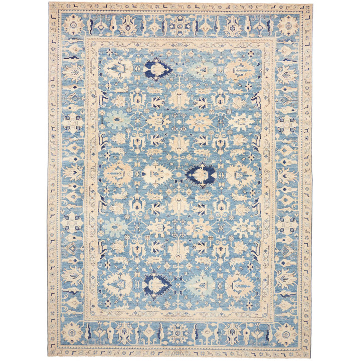 Hand Made Rug Kazak Fine Pakistan 267x367 Blue