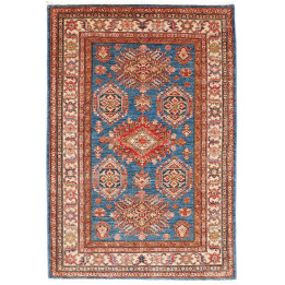 Hand Made Rug Kazak Fine Pakistan 118x178 Blue
