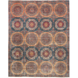 Tappeto Originale Kairo Pakistan 244x306 Blu Pe