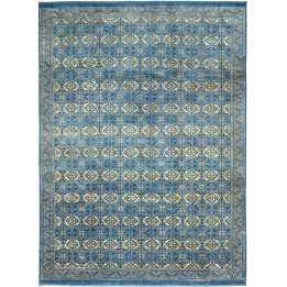 Hand Made Rug Gabbeh Fine Persia 200x271 Blue B