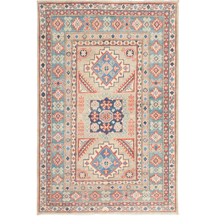 Hand Made Rug Kazak Afghanistan 105x157 Light B