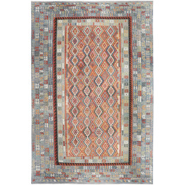 Tappeto Originale Kilim Afghanistan 403x601 Blu