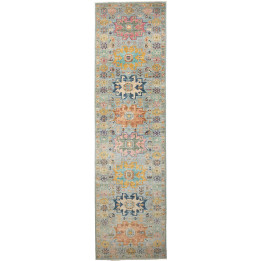 Tappeto Originale Floralia Pakistan 77x291 Azzu