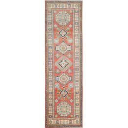 Tappeto Originale Kazak Afghanistan 80x289 Ross