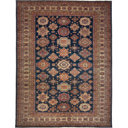 Hand Made Rug Kazak Fine Pakistan 281x371 Dark