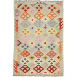 Hand Made Rug Kilim Afghanistan 122x176 Aqua Gr