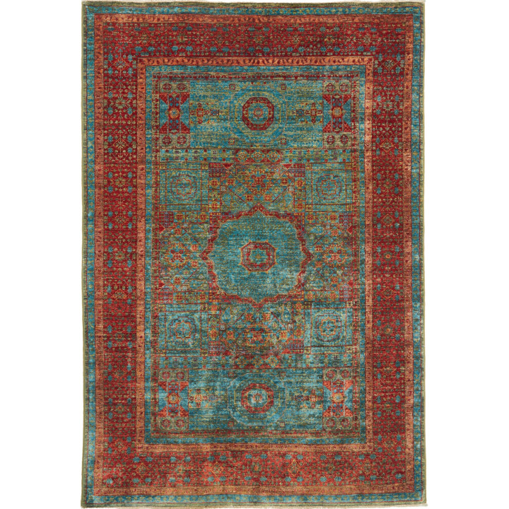 Tappeto Originale Kairo Pakistan 124x182 Rosso