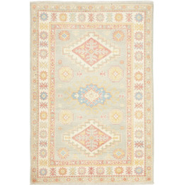 Tappeto Originale Kazak Afghanistan 102x149 Gri