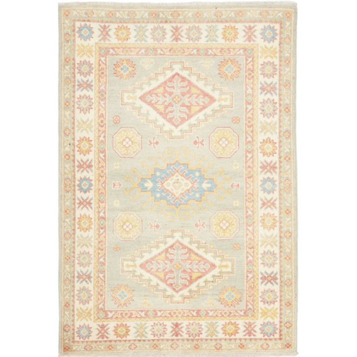 Hand Made Rug Kazak Afghanistan 102x149 Light G
