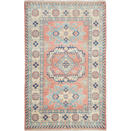 Hand Made Rug Kazak Afghanistan 81x122 Salmon P