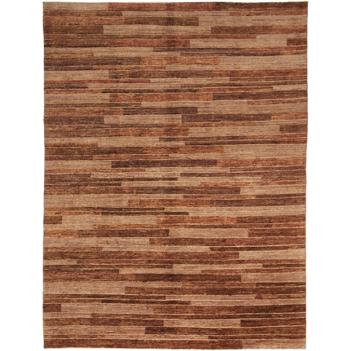 Hand Made Rug Mosaic Pakistan 175x231 Dark Brow