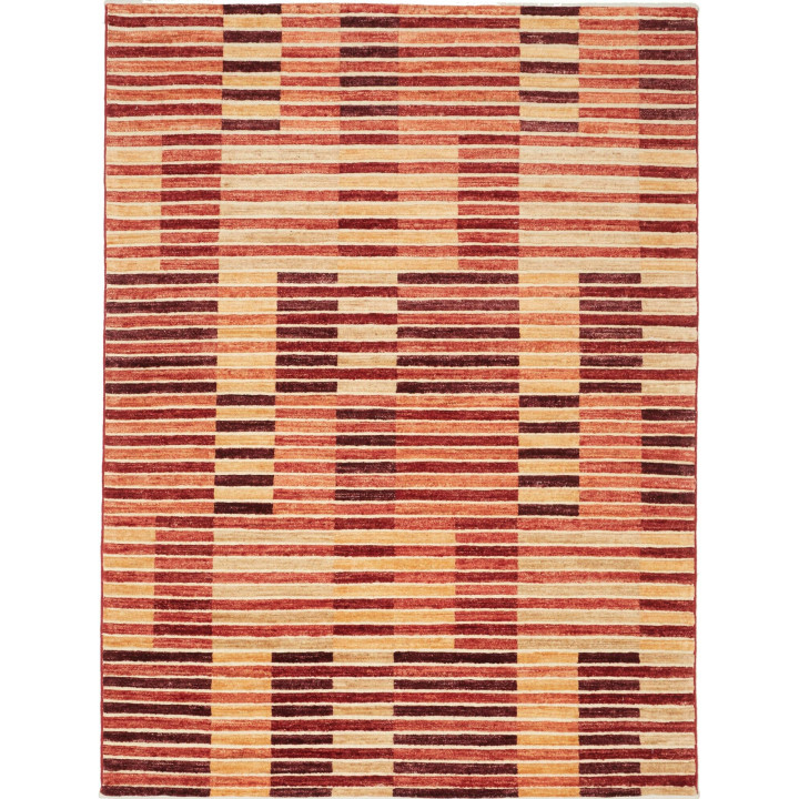 Tappeto Originale Mosaic Pakistan 151x202 Rosso