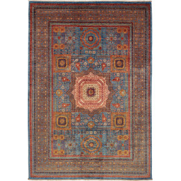 Hand Made Rug Kairo Pakistan 211x304 Blue Rust