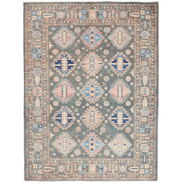 Hand Made Rug Kazak Afghanistan 174x230 Dark Gr