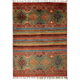 Hand Made Rug Samarkand Pakistan 84x116 Brick R