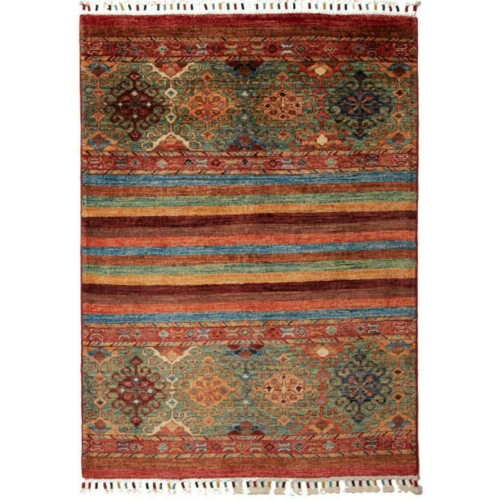 Hand Made Rug Samarkand Pakistan 84x116 Brick R