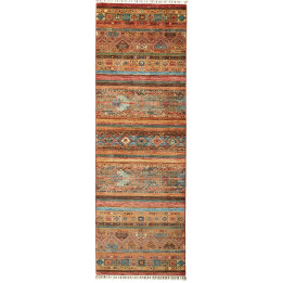 Hand Made Rug Samarkand Pakistan 80x250 Rust Pe