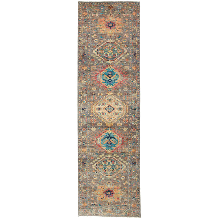 Tappeto Originale Floralia Pakistan 81x295 Grig