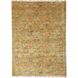 Hand Made Rug Istintia Pakistan 125x172 Mustard