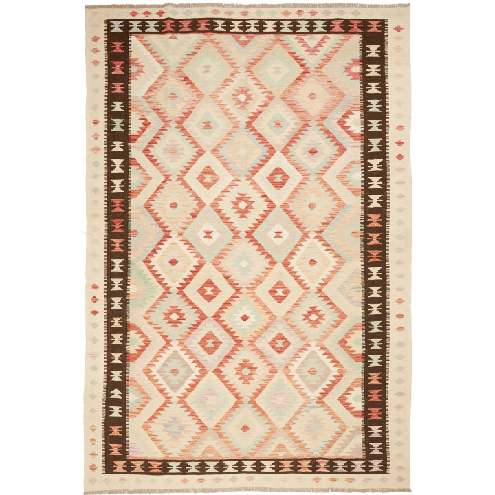 Hand Made Rug Kilim Afghanistan 200x295 Ivory T