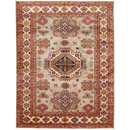 Hand Made Rug Kazak Fine Pakistan 154x200 Gray
