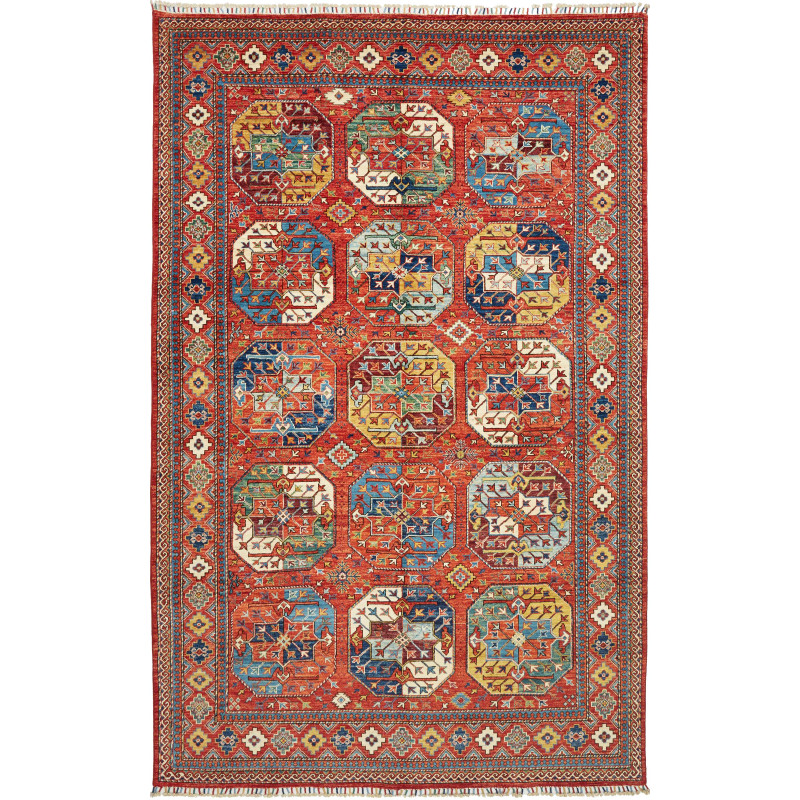 Rug Ziegler Fine Pakistan 195x310 Terracotta Red