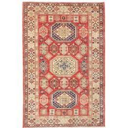 Hand Made Rug Kazak Fine Pakistan 119x182 Red B