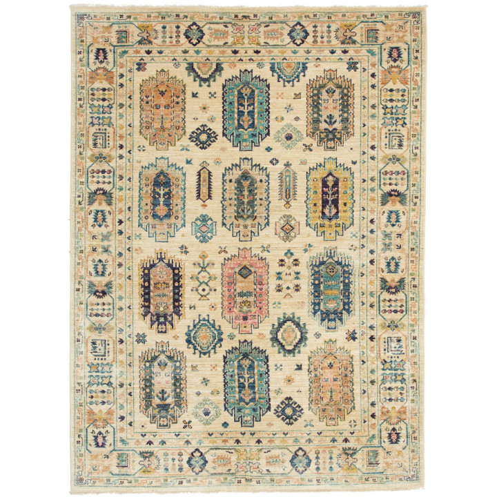 Hand Made Rug Floralia Pakistan 147x201 Ivory P