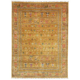 Hand Made Rug Istintia Pakistan 150x206 Mustard