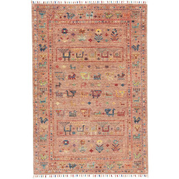 Hand Made Rug Istintia Pakistan 99x150 Brick Re