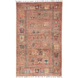 Tappeto Originale Istintia Pakistan 79x125 Rosa