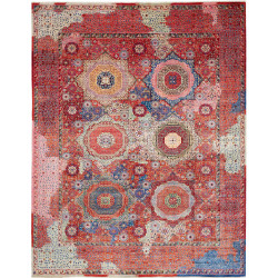 Mamlouk 274x353 Cm Mamlouk, Pakistan, Hand-carded Wool