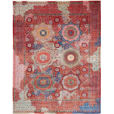 Mamlouk 274x353 Cm Mamlouk, Pakistan, Hand-carded Wool