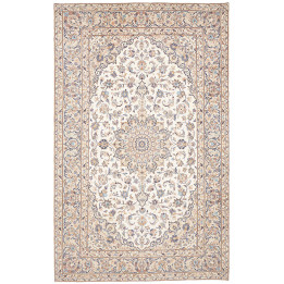 Tappeto Originale Kashan Persia 200x313 Écru Bl