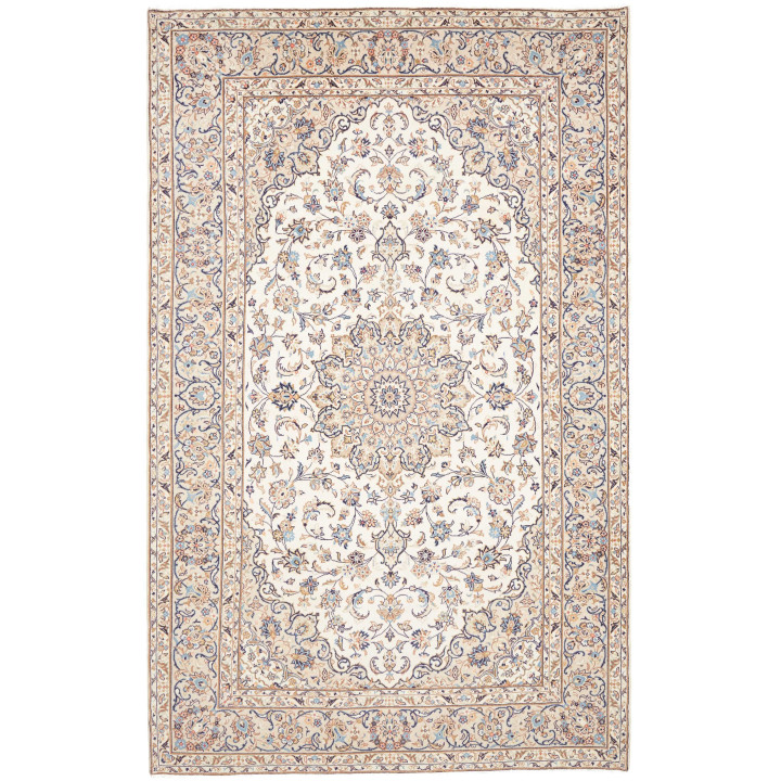 Tappeto Originale Kashan Persia 200x313 Écru Bl
