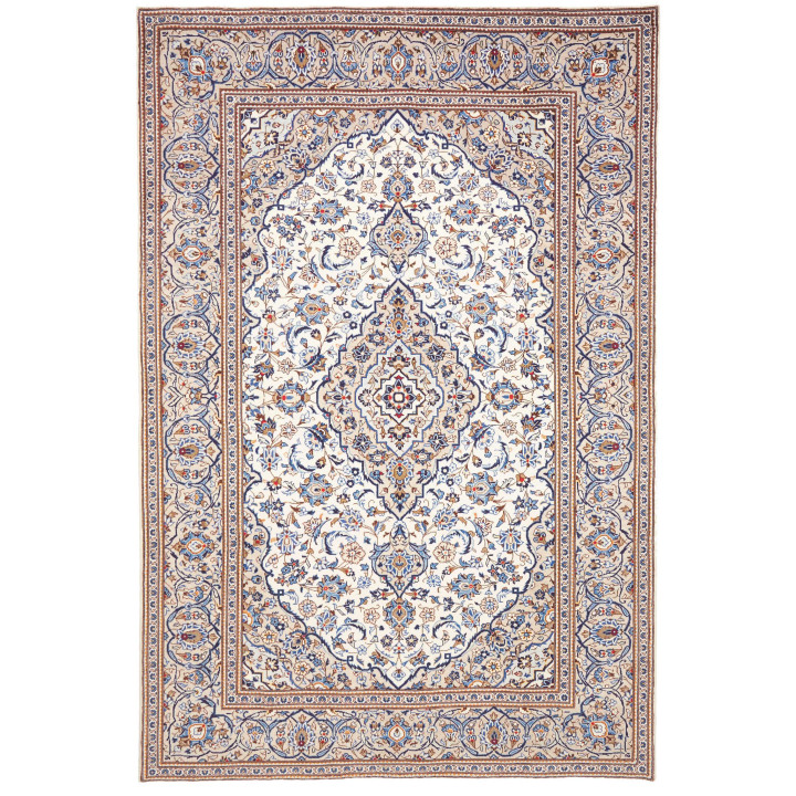 Tappeto Originale Kashan Persia 200x295 Beige B