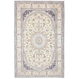 Hand Made Rug Nain 9la Persia 198x308 Ivory Dar
