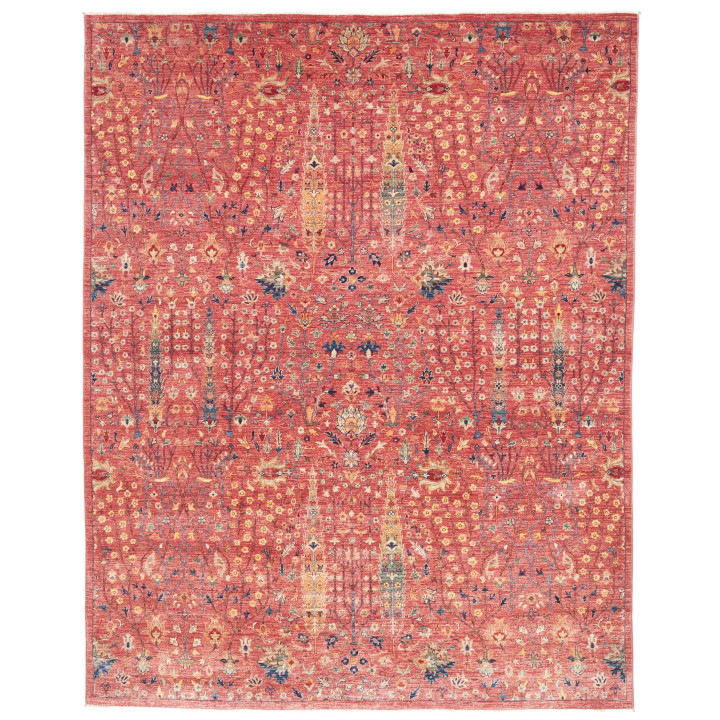 Hand Made Rug Floralia Pakistan 201x256 Rust Re