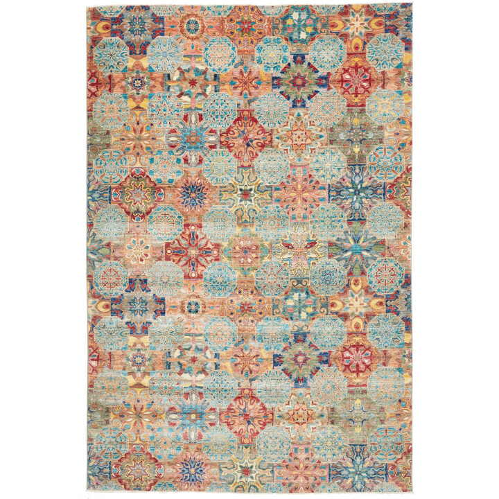 Tappeto Originale Floralia Pakistan 199x295 Ros