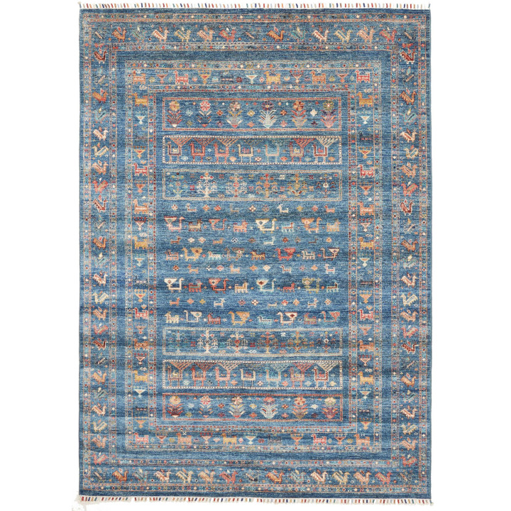 Hand Made Rug Istintia Pakistan 169x235 Blue Be