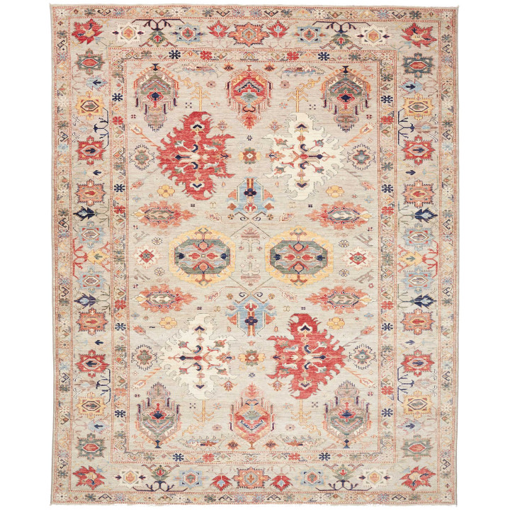 Hand Made Rug Kazak Fine Pakistan 247x303 Light