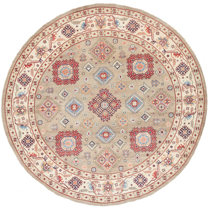 Hand Made Rug Kazak Afghanistan 273x267 Beige R