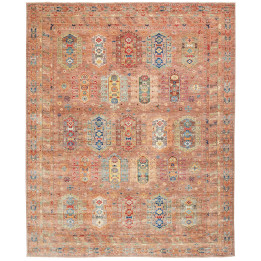 Hand Made Rug Floralia Pakistan 238x290 Rust Bl