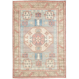 Hand Made Rug Kazak Afghanistan 199x291 Light B