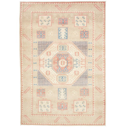Hand Made Rug Kazak Afghanistan 188x276 Beige P