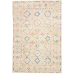 Hand Made Rug Kazak Afghanistan 207x306 Beige L